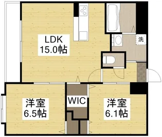 ベンビレッジ平田西公園【3階】の間取り