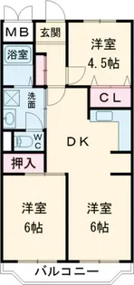 ビアンコ・ディモーラ【4階】の間取り