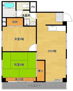 ニュースターハイツ浦安【1階】の間取り