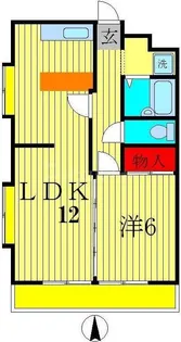 ガーデンヒルズ【4階】の間取り