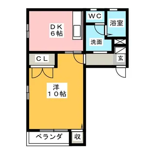 スターブルII【1階】の間取り