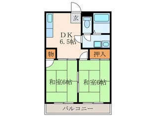 シャトレ西小石A棟【2階】の間取り