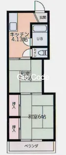 ハイツジュエル【1階】の間取り