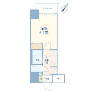 スカイコート品川仙台坂【4階】の間取り