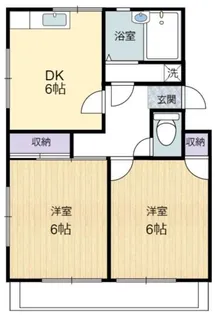 サンハイム新富【1階】の間取り