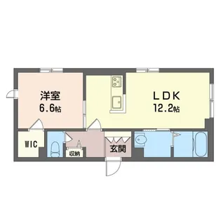 エクラシエ新城【3階】の間取り