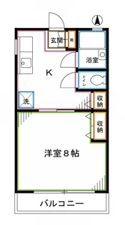 グリーンヒルズ西落合【2階】の間取り