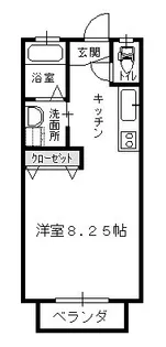 シェリーメゾン【2階】の間取り