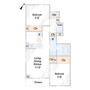 zephyr【1階】の間取り