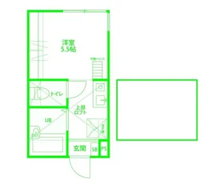 エーデル横浜戸部【1階】の間取り