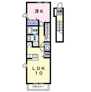 ビュークレストVI【2階】の間取り