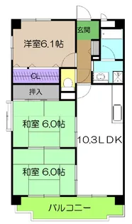 ヴィラ・トリニティ【3階】の間取り