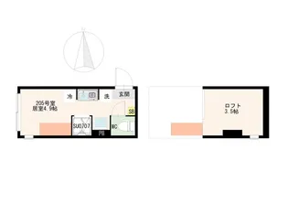 ヴィラ・エスポワール祖師ヶ谷大蔵【2階】の間取り