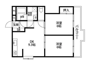PLENDY港南中央【1階】の間取り