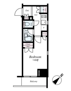 スパシエ・エル新横浜【2階】の間取り
