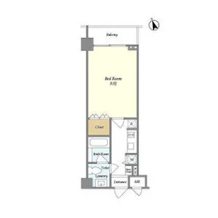 NONA PLACE 渋谷富ヶ谷【1階】の間取り