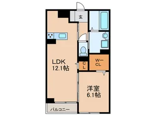 スターリーガーデン【2階】の間取り