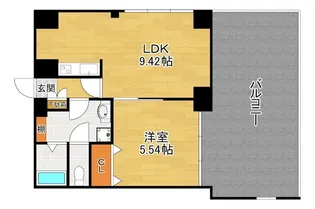 FLAT HOSHIDA【3階】の間取り