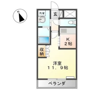 コンフォース壱番館【1階】の間取り