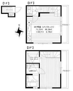 サン オーオカ【2階】の間取り