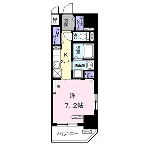 グレースヒルズ金山【7階】の間取り