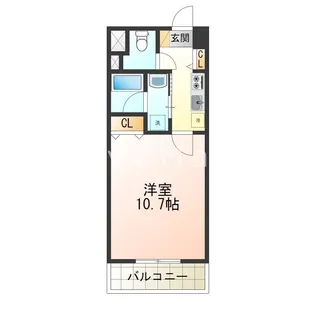 YKハイツ西明石II【7階】の間取り