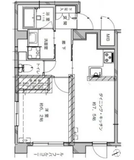 メインステージ浅草【8階】の間取り