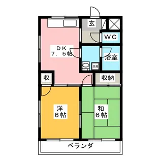 ドエル・オカ【3階】の間取り