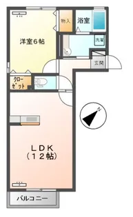 グランルミエール高砂【2階】の間取り