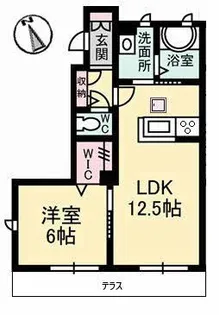 シャーメゾンガーデン高砂 B棟【1階】の間取り