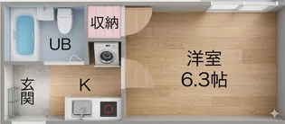 ピソピッコロ【2階】の間取り