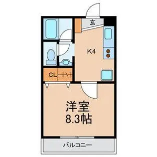 エスペランサ【2階】の間取り