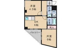 シティライフ九条【7階】の間取り