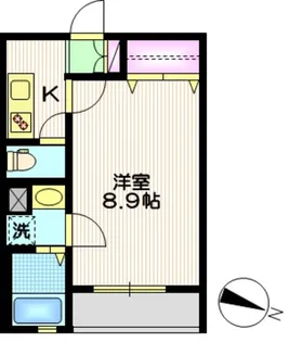 ブラウレーヘン桜新町【1階】の間取り