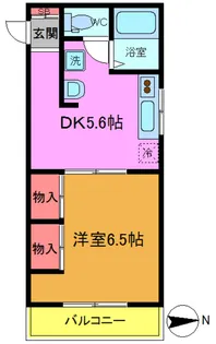 メゾン・ド・レスポワール【2階】の間取り