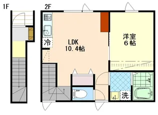コンフォートイースト【2階】の間取り