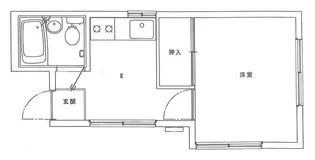サンハイツ【1階】の間取り