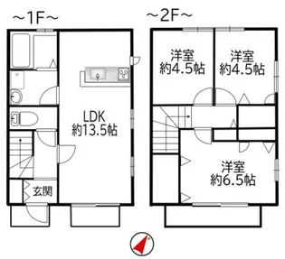 サンビレッジの間取り