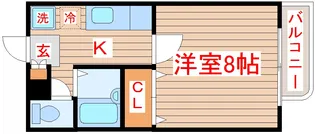 サンヴァーリオ宮千代【1階】の間取り