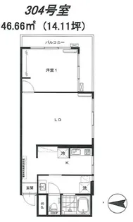 ステラハイム富ヶ谷【3階】の間取り