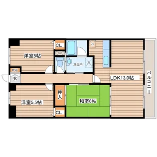 アーバングレイス富沢【2階】の間取り