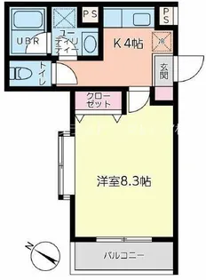 グランフォート【3階】の間取り