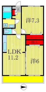 N.南流山【2階】の間取り