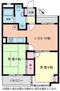 ハイライズ西船 壱番館【3階】の間取り