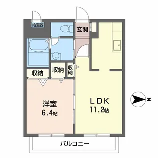 プラン・ラノII【1階】の間取り
