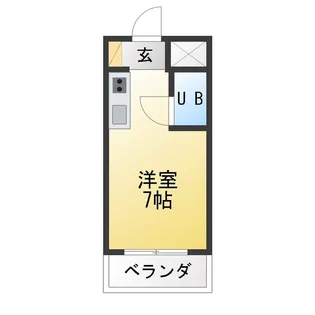 パリーマンション【6階】の間取り
