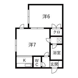 リッチフォレスト【2階】の間取り