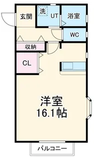 イーハトーブ A棟【1階】の間取り