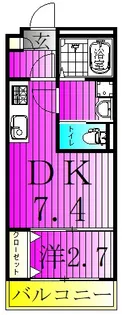 KEIAI RESIDENCE 五香II【3階】の間取り