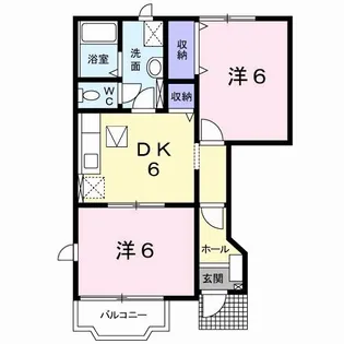 グローリアスmu【1階】の間取り
